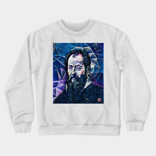 Giorgio Vasari Black and White Portrait | Giorgio Vasari Artwork 5 Crewneck Sweatshirt